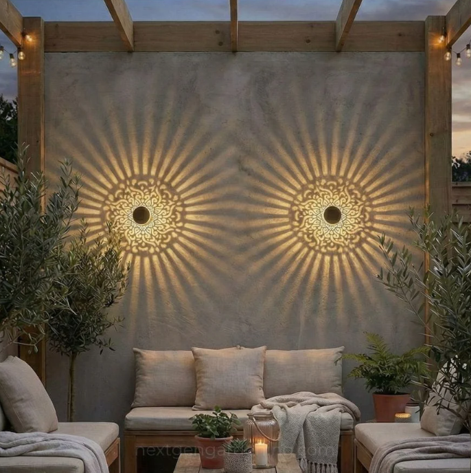 Decorative Solar Mandala Lights
