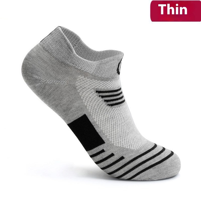 Running Socks Men's Basketball Stockings Thick Towel Bottom Terry-loop Hosiery