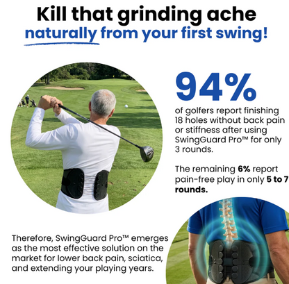 SwingGuard Pro™ – Golf Back Brace for Pain-Free 18 Holes