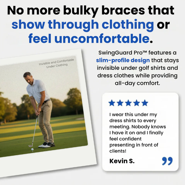 SwingGuard Pro™ – Golf Back Brace for Pain-Free 18 Holes