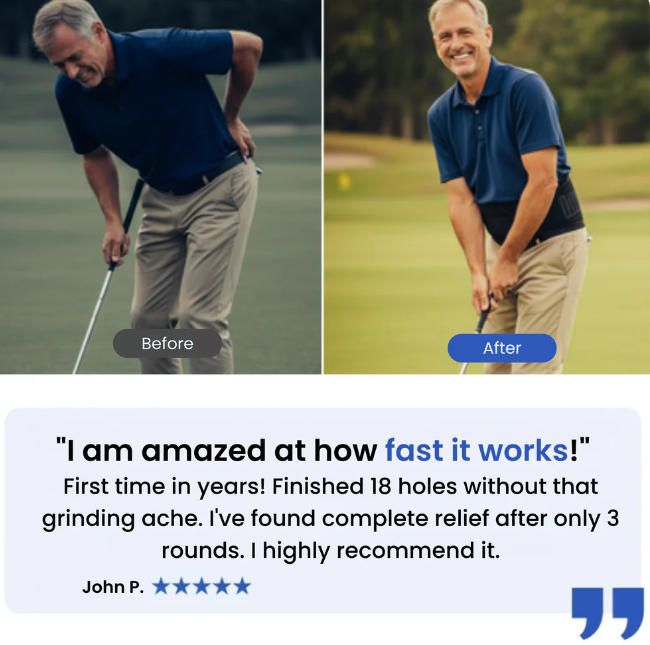 SwingGuard Pro™ – Golf Back Brace for Pain-Free 18 Holes