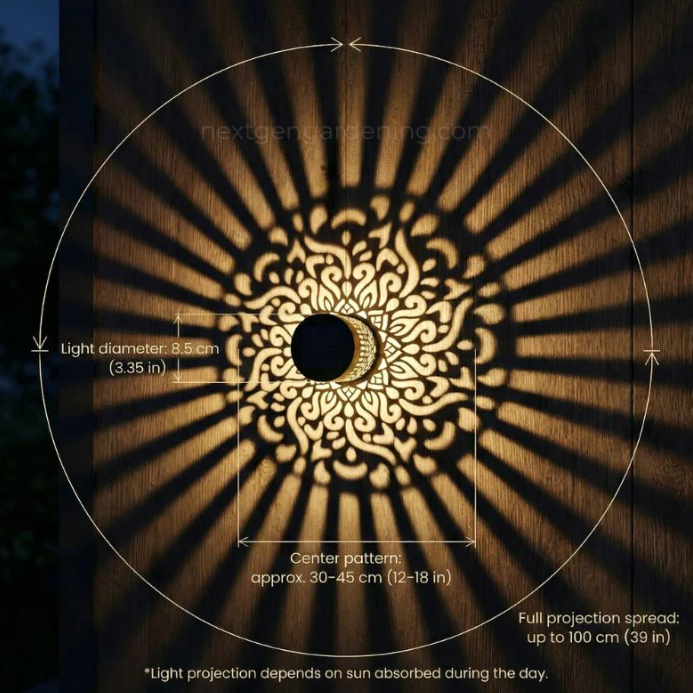 Decorative Solar Mandala Lights