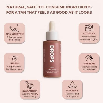 "DROPS" sunless tanning