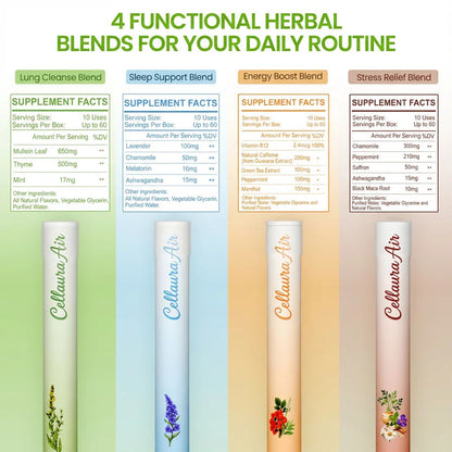Cellaura Air - 4 Different Flavors - Variety Pack