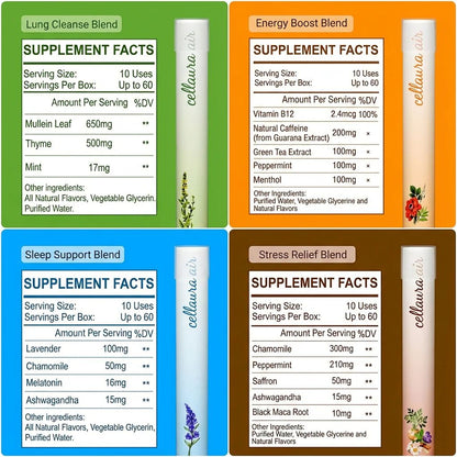 Cellaura Air - 4 Different Flavors - Variety Pack