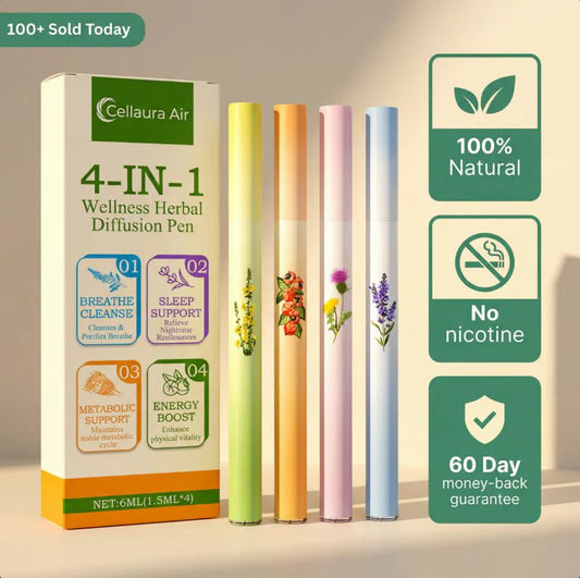 Cellaura Air - 4 Different Flavors - Variety Pack